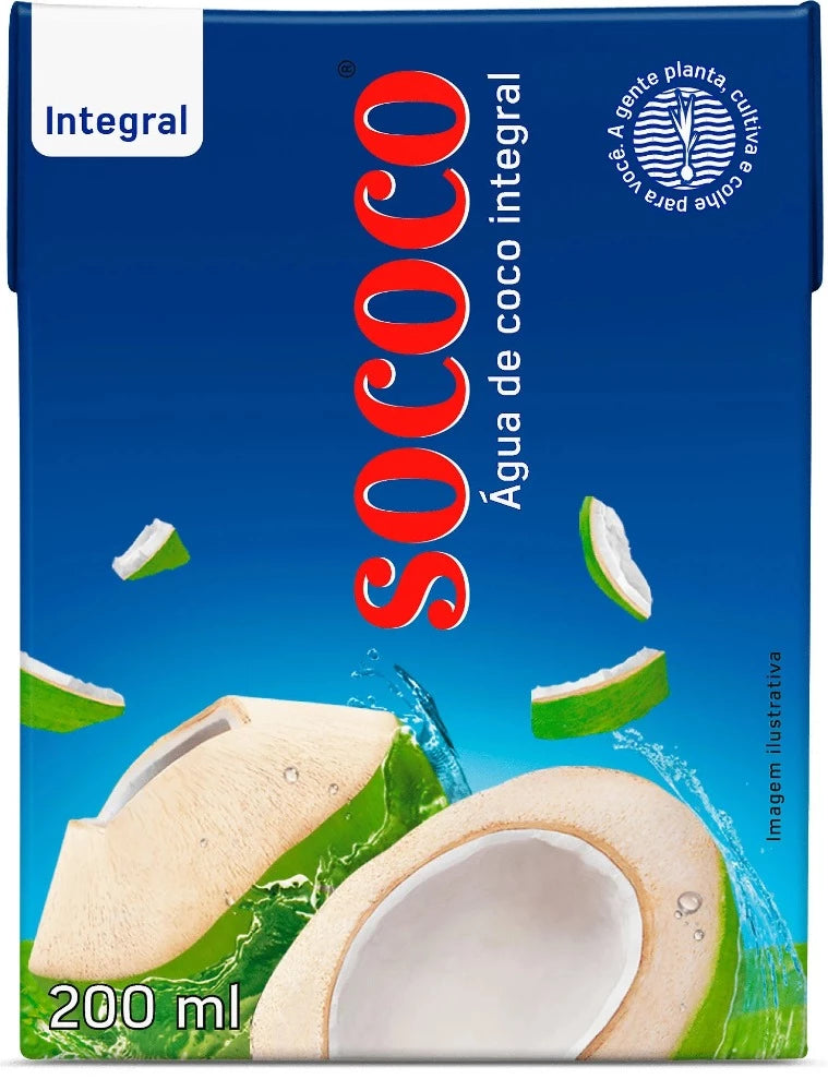 Água de Coco Sococo 200ml - Delivery de Bebidas em Cabo Frio - Biruli