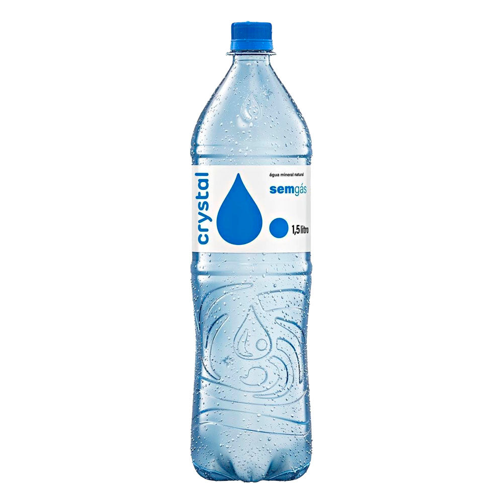 Água Mineral Crystal sem Gás 1,5L - Delivery de Bebidas em Cabo Frio - Biruli