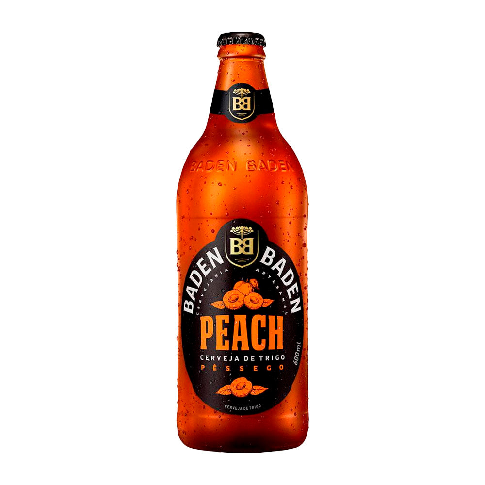 Cerveja Baden Baden Peach Garrafa 600ml - Delivery de Bebidas em Cabo Frio - Biruli
