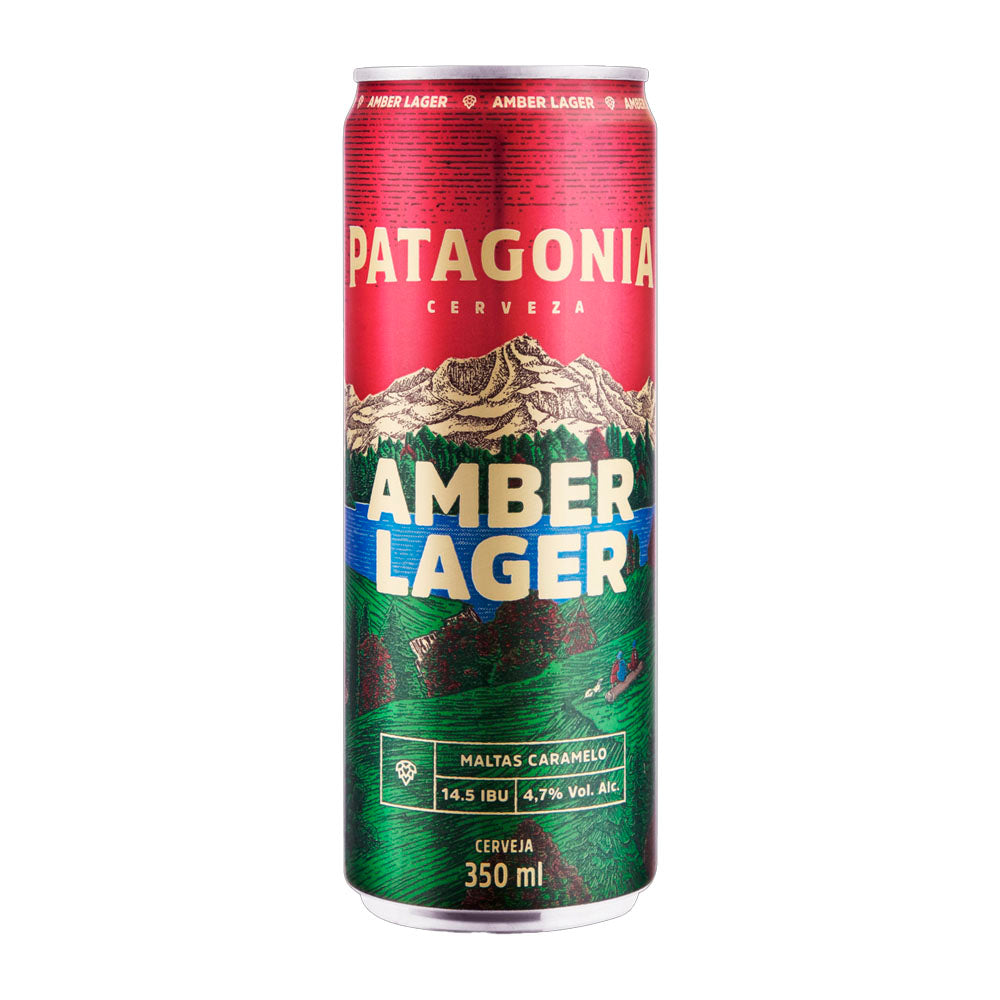 Cerveja Patagonia Amber Lager Lata 350ml - Delivery de Bebidas em Cabo Frio - Biruli