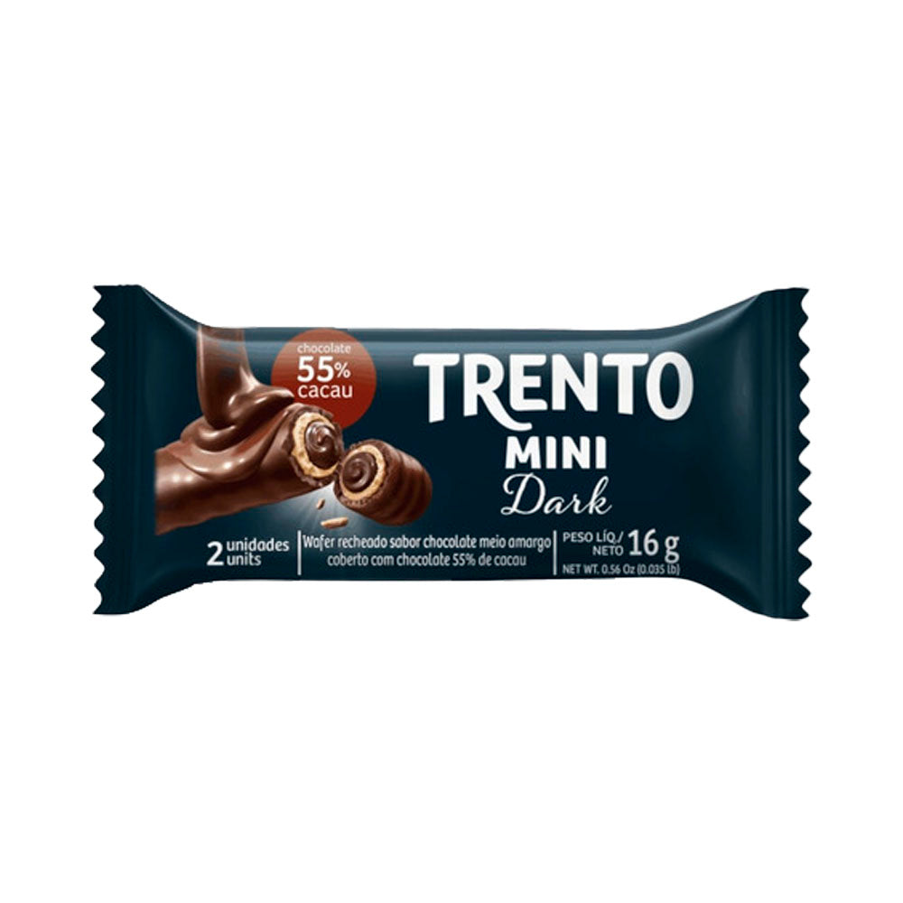 Chocolate Trento Mini Dark 16g - Delivery de Chocolate em Cabo Frio - Biruli