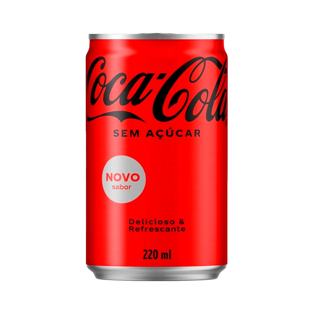 Coca Cola sem Açúcar Lata 220ml - Delivery de Bebidas em Cabo Frio - Biruli