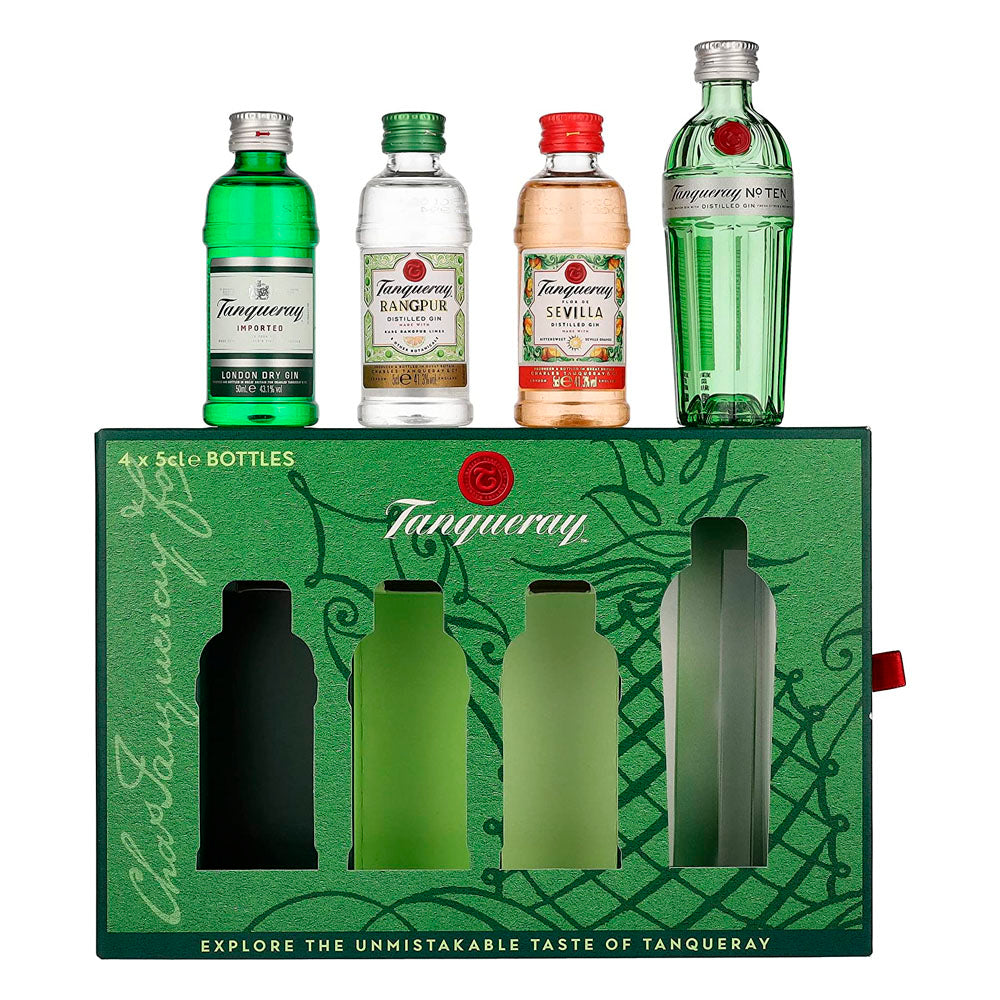 Gin Tanqueray Multibrand Kit 4 miniaturas x 50ml - Delivery de Bebidas em Cabo Frio - Biruli