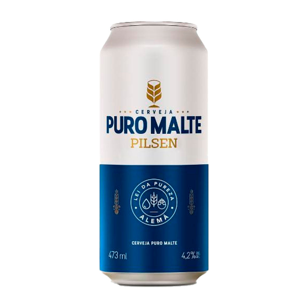 Império Puro Malte Pilsen Lata 473ml - Delivery de Bebidas em Cabo Frio - Biruli