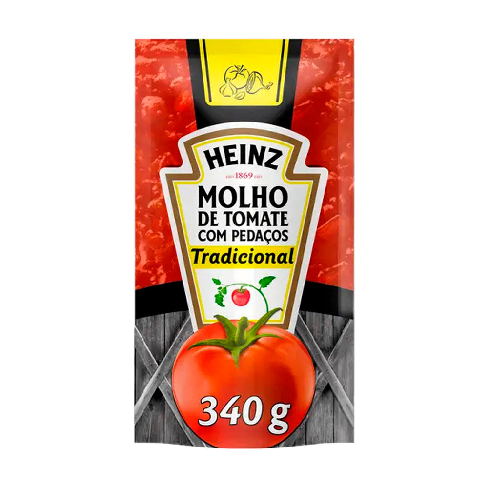 Molho de Tomate Heinz Tradicional 340g - Delivery de Alimentos em Cabo Frio - Biruli
