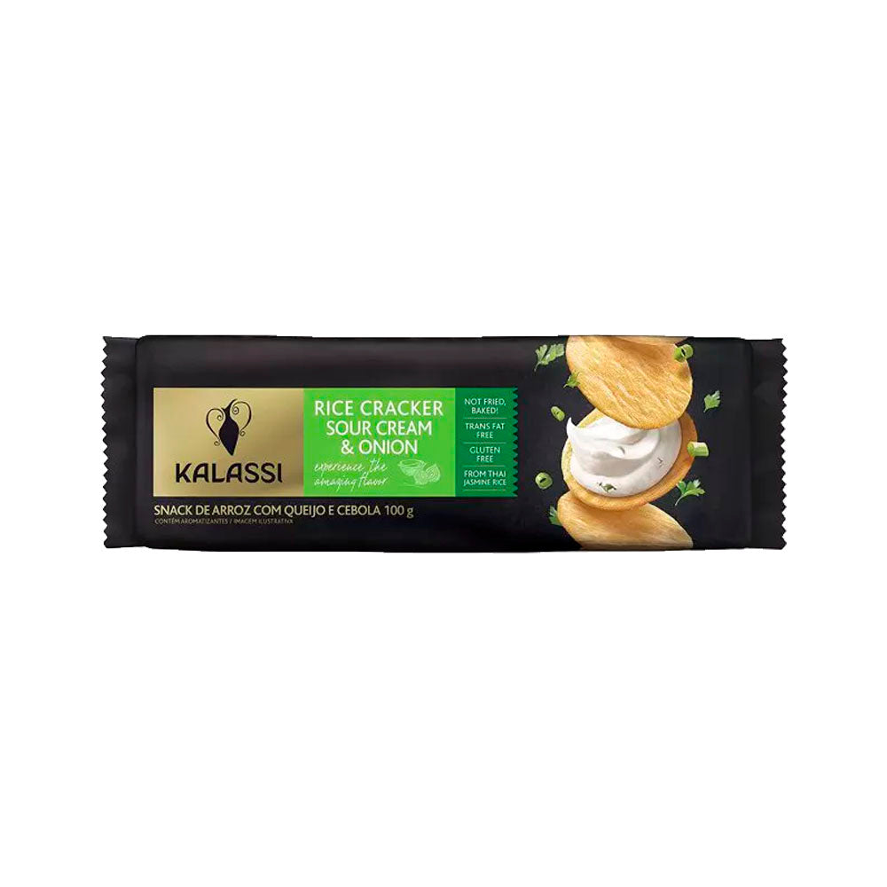Snack Kalassi Rice Crackers Sour Cream 100g - Delivery de Alimentos em Cabo Frio - Biruli