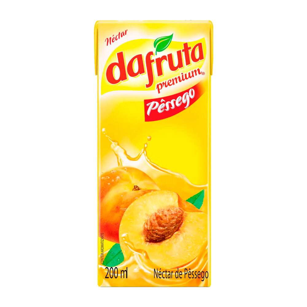 Suco de Caixinha Dafruta premium Pêssego 200ml - Delivery de Bebidas em Cabo Frio - Biruli